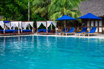swimming pool in hotel Thailand
