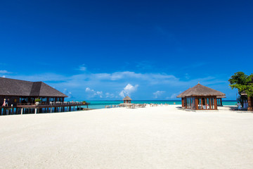 beach with  Maldives