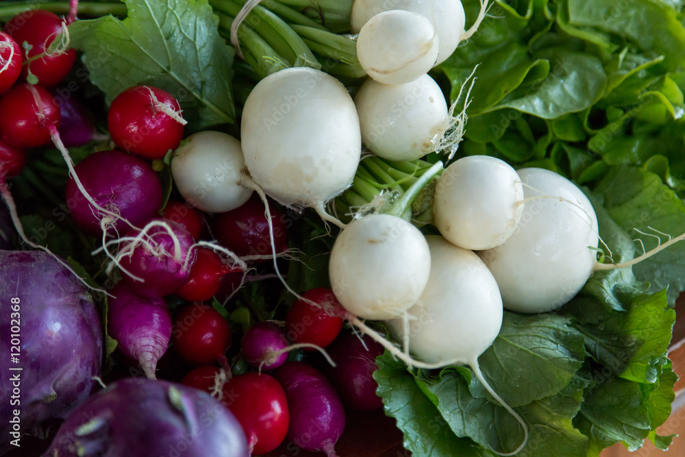 Sticker radishes