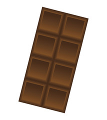 sweet chocolate bar isolated icon vector illustration design