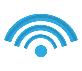 wifi waves isolated icon vector illustration design