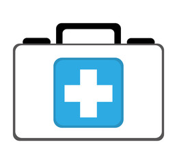 Fototapeta premium kit medical store isolated icon vector illustration design