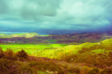 Sardinian countryside in Italy