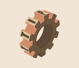 TTIP - Transatlantic Trade and Investment Partnership. Europe and USA association. Text on gear