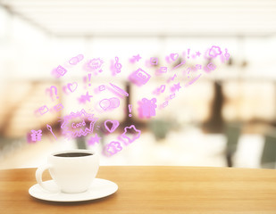 Social media concept