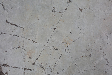 Obraz premium stain concrete with the cracks in the pavement