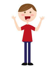 man male isolated icon vector illustration design