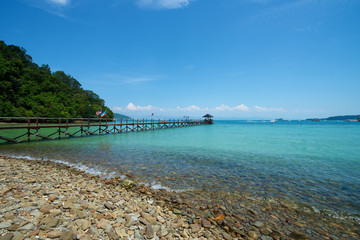 Island Beach in Sabah Malaysia