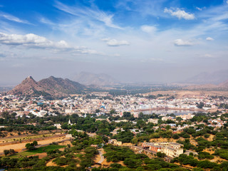 Holy city Pushkar. Rajasthan, India