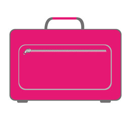 suitcase travel isolated icon vector illustration design