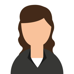 woman female isolated icon vector illustration design