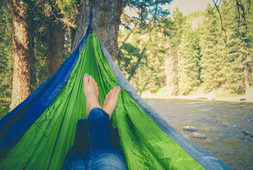 Hammock life by the river