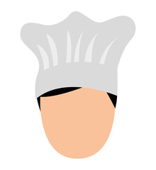 chef man avatar character vector illustration design