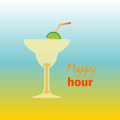 Happy hours with cocktail
