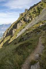 Obraz premium Massif de Belledonne - Refuge Jean Collet.