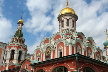 Fototapeta na wymiar Mosca, Cattedrale di Kazan. 