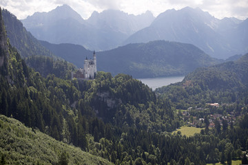 The Schwangau castle at Tegel berg Germany