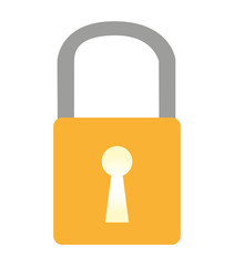 safe padlock secure icon vector illustration design