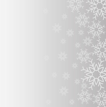 snowflake winter cold merry christmas snowfall frozen icon. Grey background. Vector illustration