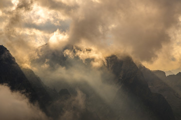 Wysokie Tatry,Słowacja ,Mała Wysoka,Rysy,Wysoka ,Vychodna Vysoka,Slovakia