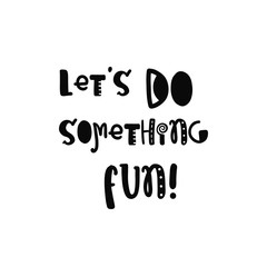 Hand drawn lettering poster