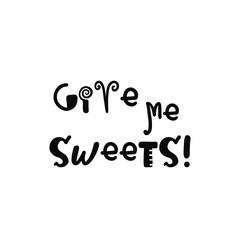 Hand drawn lettering poster