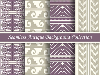 Antique seamless background collection_143