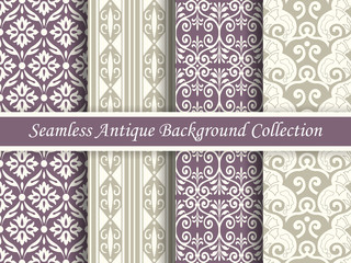 Antique seamless background collection_144