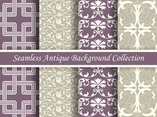 Antique sealess background collection_00