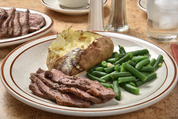 Roast beef dinner