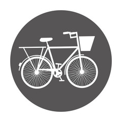 bicycle vehicle drawn isolated icon vector illustration design