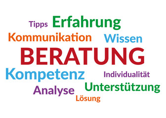 Wordcloud Beratung