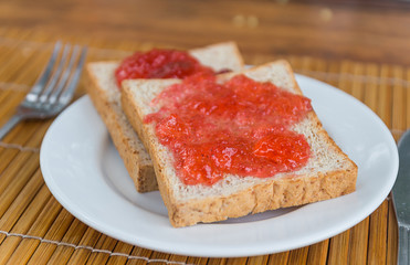 Bread with jam
