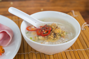 Breakfast with gruel