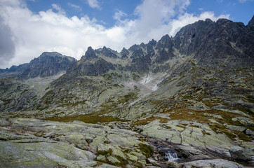 Wysokie Tatry ,Mała Wysoka,Zbójnicka chata,Słowacja Dolina Pięciu Stawów Spiskich