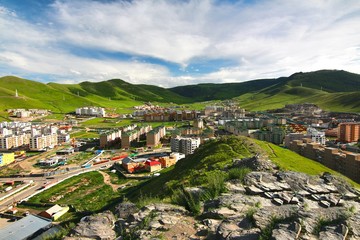  The panoramic view of the entire city of Ulaanbaatar, mongolia - 120117992