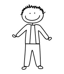 businessman avatar character isolated vector illustration design