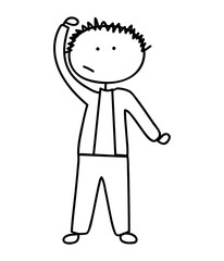 businessman avatar character isolated vector illustration design