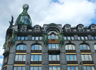 Fototapeta premium San Pietroburgo. Palazzo liberty 