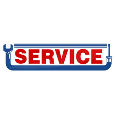 Car service emblem