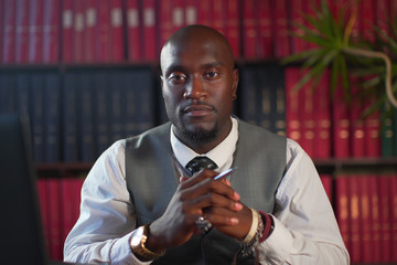 African American Lawyer Portrait