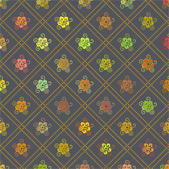 geometric ornament seamless pattern,