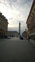 Fototapeta na wymiar Editorial, Opera to Place Vendome Paris France