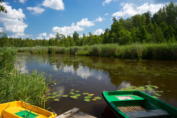 Forest lake in Belarus © Valmond