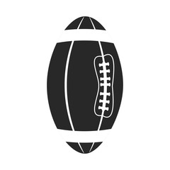 sport oval ball american football. game equipment. vector illustration