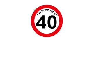 40 Geburtstag