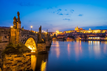 River Vltava, Charles Bridge Prague Czech Republic