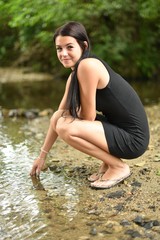 woman portrait outdoors 