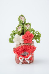 knited kadomatsu kazari for nengajyou