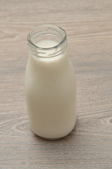 Milk in a bottle